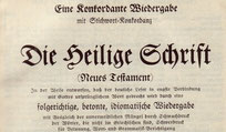 German Bibles online Facsilimes
