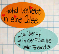 Beispiele Six Thinking Hats | total verliebt in eine Idee | im Beruf | in der Familie | unter Freunden