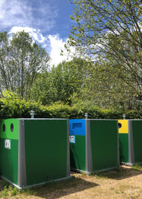 Recyclage au camping de Thoissey
