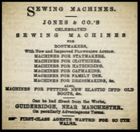 JONES & CO. - 1870 Advertisement