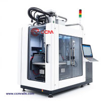 AOI system with linear guide rails belt driven