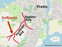 Treffpunkt (Karte: OpenStreetMap & Mitwirkende)