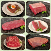 Frisches Gallowy-Rindfleisch
