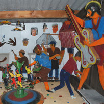 René Delrieu, art brut, art singulier, exposition, cantal