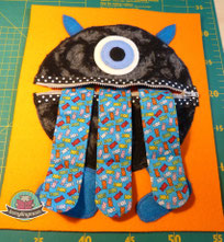 quiet book monster pattern