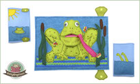 Pop up Buch für Kleinkinder, Quiet book, Spielbuch, Stoffbuch, Nähanleitung