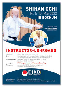 Karate Erlach, Instructor-Lehrgang Bochum, Hideo Ochi-Sensei, Thomas Schulze-Sensei