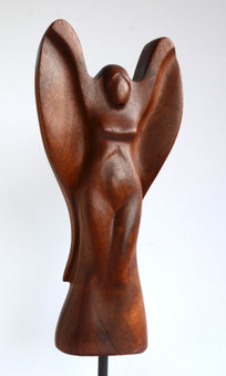 #modern#abstrakt#akt#edelholzskulptur#amerika#amboina#gunnar mozer