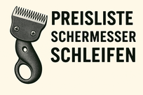 Schermesser schleifen Scherköpfe schleifen