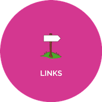 Link als Grafik, Sketchnote: Zu Links, Kooperationspartner, Trainer, Beratung, Seminar, Training, Coaching, Workshop, Bonn, Bundesweit