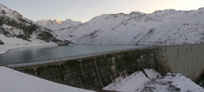 Barrage de Moiry 2250 m.