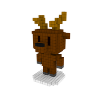 Moxel - Voxel - Rentier - Reindeer