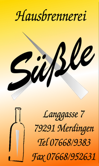 Hausbrennerei Süßle, Merdingen