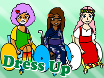 Drawing of three wheelchair users