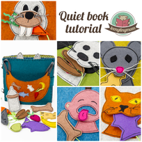 Tutorial patterns quiet book activity book toddler sewing