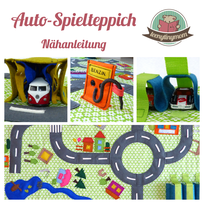 Nähanleitung Spielteppich Autoteppich Straßenteppich