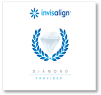 Logo für Kieferorthopäde Gröbenzell, Dr. Richard Wiesner, der zertifizierter Diamond Provider für Invisalign ist.