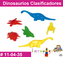 dinosaurios en material didactico de plastico