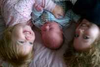 Lucy, Ethan and Evelyn