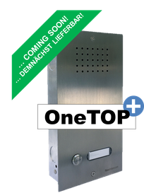 NeoInterom OneTOP+ Plus GSM 3G Tür Sprechanlage mit zusätzlichen Schaltkontakt OneTOP + Plus GSM 3G door intercom with additional switching contact