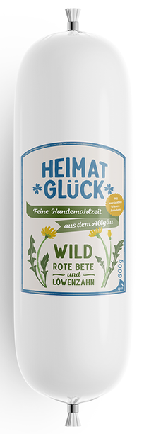 Reico Heimatglück Wild mit Rote Bete und Löwenzahn.