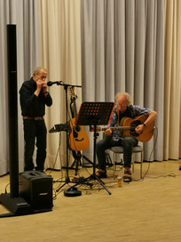 Peter Froese (links) und Kalle Johannsen. Foto: Anke Dethlefsen