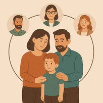 Stützendes Netzwerk für Familien