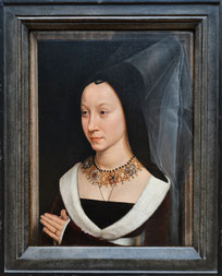 Damenportrait, rechte Tafel eines Eheportraits, 15. Jh. Metropolitan Museum of Art. Foto: Epochs of Fashion