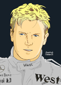 Kimi-Matias Räikkönen by Muneta & Cerracín