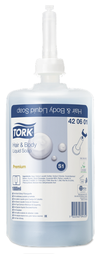 Tork Premium Flüssigseife Hair & Body für S1 System