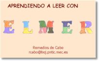 Aprendiendo a leer con ELMER