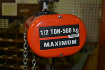 We have many new hoists in stock.