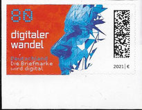 Digital change matrix code self-adhesive Berlin Federal Printing Office