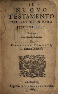 1665 Diodati Bible Italy