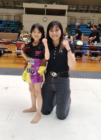 BクラスMVP 畑 朱莉 tokenkickboxinggym Pres.K-1チャンピオンSAHOS選手
