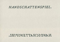 HANDSCHATTENSPIEL - 1993, Buchdeckel 