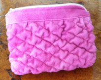 Completed zippered pouch to hold all my hooks and scissors.