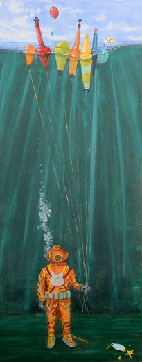 Oil on canvas -  40 x 100