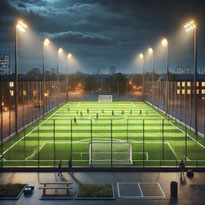 LED-Flutlicht für Sportplätze, Stadien & Tennisanlagen mit optimaler Lichtverteilung