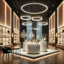 Hochwertige LED-Beleuchtung für Modegeschäfte & Boutiquen – perfekt für die Präsentation von Kleidung & Accessoires durch individuell ausrichtbare Schienenstrahler.