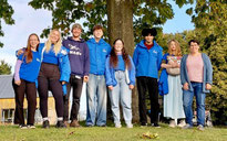 Werbeteam in Preetz mit der Vorsitzenden (Foto: NABU)