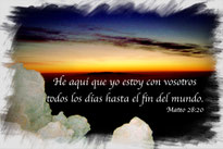 foto con verso Mateo 28:20