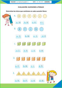 SUCESIONES LITERALES