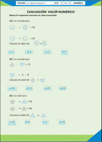 HALLAR EL VALOR NUMÉRICO