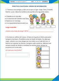 Ordenamiento de información