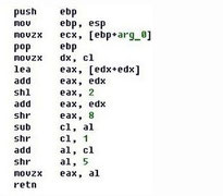 Nur zur Dekoration: Assembler-Code