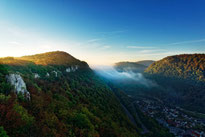 Atemberaubendes Naturpanorama der schwäbischen Alb - ganz in der Nähe der 5-Sterne-Ferienwohnungen im Alb Appartement zwischen Bodensee, Allgäu und Schwarzwald