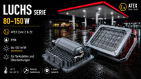 LUCHS Tankstellenleuchte 80W / 100W / 120W / 150W