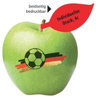 Logo Apfel, Apfel bedrucken, Apfel mit Logo, Logo Äpfel, Äpfel mit Logo bedrucken, EM Apfel, EM Werbemittel