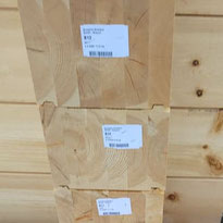 Lamellenbalken - Formsatabile Bauweise - Holzbau - Blockhausbau - Polarkiefer - Holz
